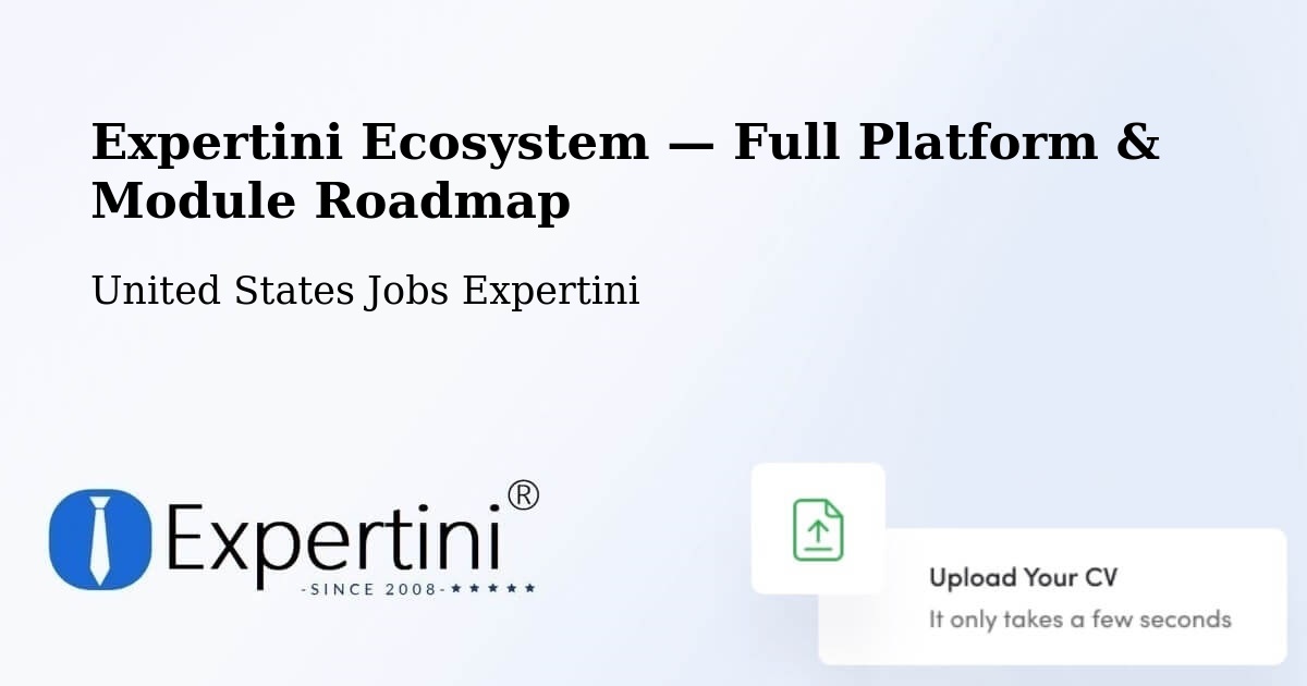 Expertini Ecosystem — Full Platform & Module Roadmap – Hill County