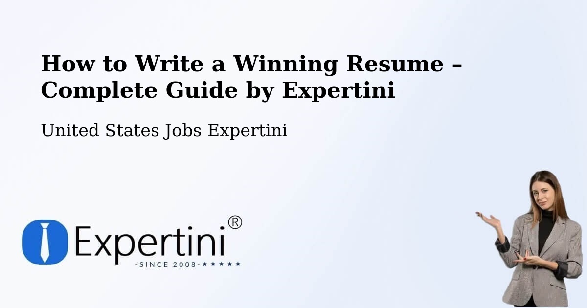 Resume Writing Guide for Job Seekers – Hill County - Hill County, United States Jobs Expertini